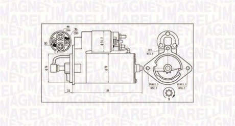 Стартер MAGNETI MARELLI 063720984010