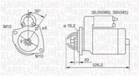 ROZRUSZNIK BMW MAGNETI MARELLI 063721067010