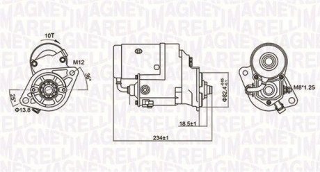 Starter MAGNETI MARELLI 063721154010