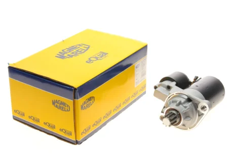 Стартер (12В, 1,1кВт, новий) AUDI TT, SEAT ALHAMBRA, LEON, TOLEDO II, SKODA OCTAVIA I, VW BORA, BORA I, GOLF IV, NEW BEETLE, SHARAN 1.4-3.2 09.95-12.13 MAGNETI MARELLI 063721337010