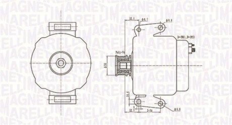 Alternator MAGNETI MARELLI 063731630010
