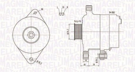 Alternator MAGNETI MARELLI 063731809010