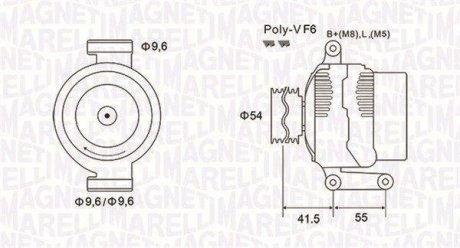 Alternator MAGNETI MARELLI 063731862010 (фото 1)