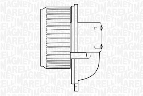 Електродвигун, вентиляція салону MAGNETI MARELLI 069412522010