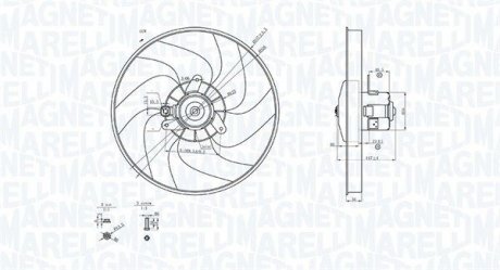 Fan, radiator MAGNETI MARELLI 069422756010 (фото 1)