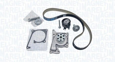 Комплект ГРМ + помпа Renault Kangoo/Laguna/Megane/Scenic/Duster/Nissan 1.5dCi 09- (123x27) MAGNETI MARELLI 341404170003 (фото 1)