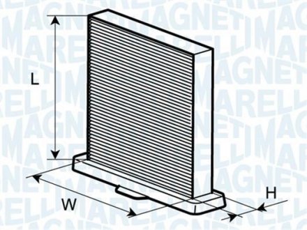 Фільтр повітря (салону) MAGNETI MARELLI 350203062130