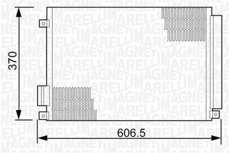 Радіатор кондиціонера MAGNETI MARELLI 350203497000