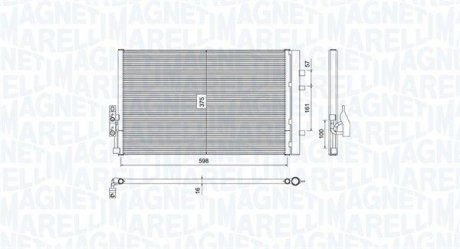 Skraplacz BMW X3 (F25)sDrive MAGNETI MARELLI 350203788000