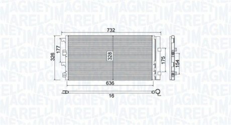 Skraplacz DACIA DUSTER (HS) 1.5dCi MAGNETI MARELLI 350203797000 (фото 1)