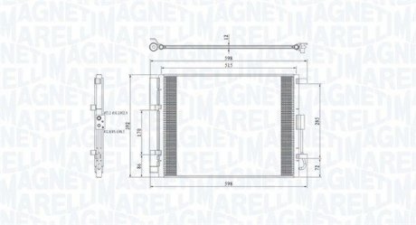 Skraplacz HYUNDAI i30 MAGNETI MARELLI 350203809000