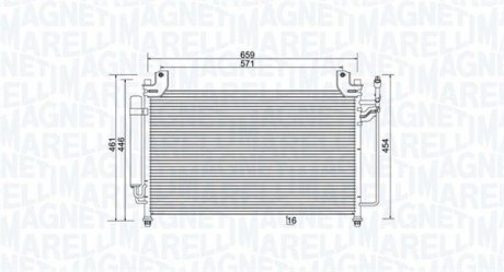 Skraplacz MAZDA CX-7 (ER)2.2 MZR-CD AWD MAGNETI MARELLI 350203990000