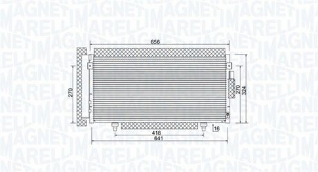 Skraplacz SUBARU IMPREZA/FORESTER (SH)2.0 AWD MAGNETI MARELLI 350203998000 (фото 1)