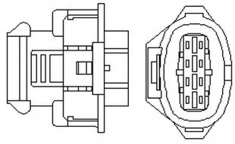 Лямбда-зонд OPEL 4 przewody, 296mm, 9 Ohm, 6W-7W, PLANARNA MAGNETI MARELLI 466016355019