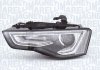 Фара права AUDI A5 D3S PWY24W LED TRANSPARENT LENS BLACK FRAME BEZ XENONECU 711307023915