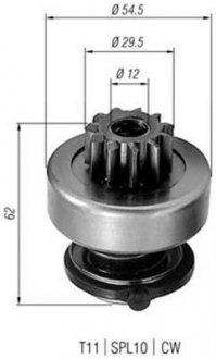 Бендикс (z=11) ALFA FIAT LANCIA JEEP CHRYSLER MAGNETI MARELLI 940113020217 (фото 1)