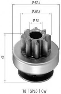 Бендікс стартера MAGNETI MARELLI 940113020362