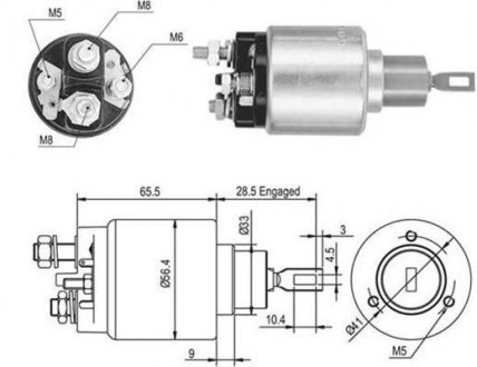 Втягувальне реле BMW E34 [] MAGNETI MARELLI 940113050048