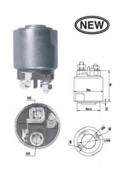 Тягове реле, стартер MAGNETI MARELLI 940113050546