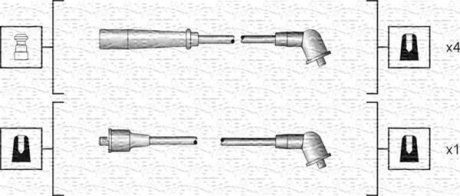 Дроти запалення, набір MAGNETI MARELLI 941318111185