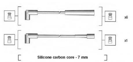 Дроти запалення, набір MAGNETI MARELLI 941425010939