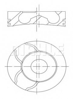 Поршень MAHLE / KNECHT 0010100