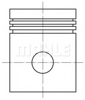 Поршень MAHLE MAHLE / KNECHT 0017601