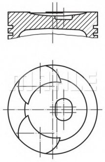 Поршень MAHLE / KNECHT 0018600