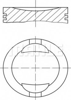 Поршень MAHLE MAHLE / KNECHT 0093602