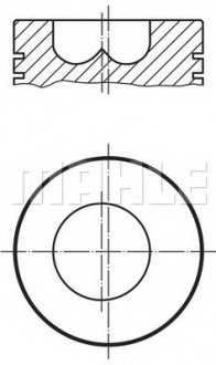 Поршень MAHLE / KNECHT 0098600 (фото 1)