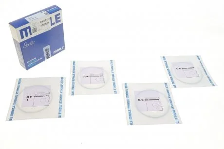 Фото 1 - набір кілець поршневих MAHLE / KNECHT 01169N2 Набір кілець поршневих MAHLE / KNECHT 01169N2 (фото 1)