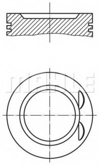 Поршень MAHLE / KNECHT 0117300