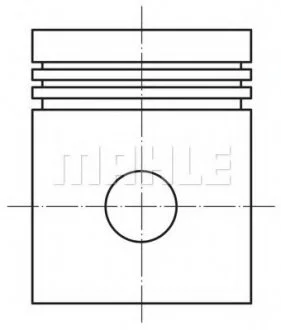 Фото поршень Mahle MAHLE / KNECHT 0156100 Поршень Mahle MAHLE / KNECHT 0156100