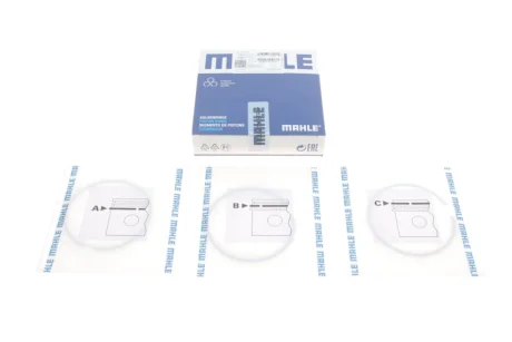 Кольца поршневые, комплект MAHLE / KNECHT 02201N0