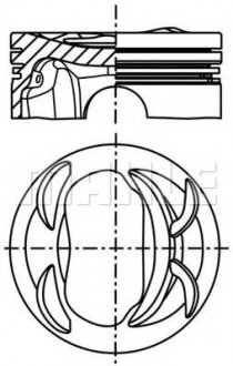 Поршень MAHLE / KNECHT 028PI00118000