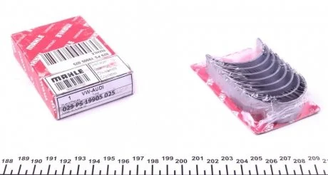 Фото підшипники ковзання шатунні MAHLE MAHLE / KNECHT 029 PS 19905 025 Підшипники ковзання шатунні MAHLE MAHLE / KNECHT 029 PS 19905 025