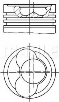 Поршень MAHLE / KNECHT 0306512