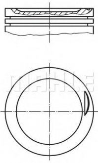 Поршень MAHLE / KNECHT 0308300