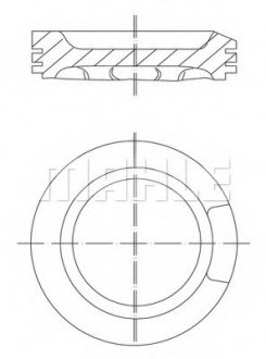 Поршень MAHLE / KNECHT 0330401