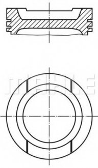 Поршень MAHLE / KNECHT 0332000 (фото 1)