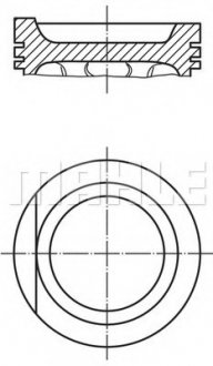 Поршень MAHLE / KNECHT 0347400 (фото 1)