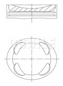 Поршень MAHLE / KNECHT 081PI00104001 (фото 1)