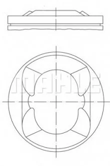 Фото поршень MAHLE / KNECHT 081PI00110000 Поршень MAHLE / KNECHT 081PI00110000