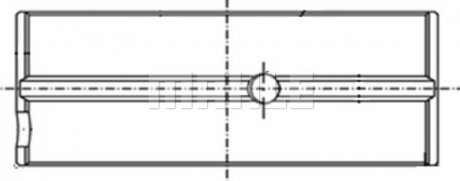 Підшипник колінвалу MAHLE MAHLE / KNECHT 151HL18607025