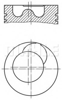 Поршень MAHLE MAHLE / KNECHT 2094100