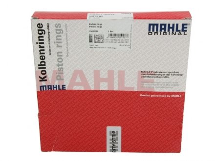 Кільця поршневі (1cyl) RVI MIDR 06.23.56 D 123.0 (3.5/3/4) MAHLE / KNECHT 209 59 N0