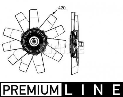Вентилятор радіатора (420мм, кількість лопастей: 11) FORD RANGER, TRANSIT ENPF-SAFB 09.07- KNECHT/MAHLE MAHLE / KNECHT CFF530000P
