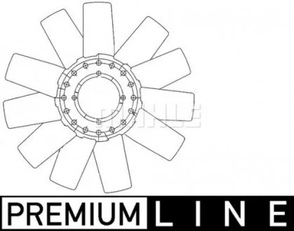 Крильчатка вентилятора (діаметр 390мм, кількість лопастей 11) FORD TRANSIT, TRANSIT TOURNEO 4EB-4HD 06.94-12.00 KNECHT/MAHLE MAHLE / KNECHT CFW78000P