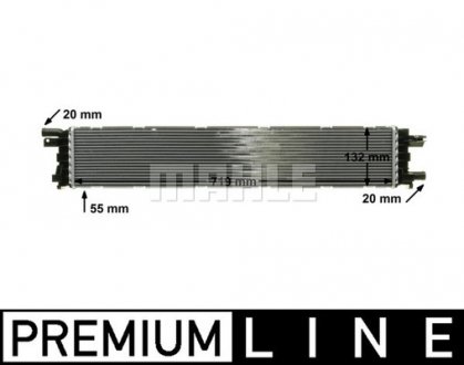 Радиатор охлаждения двигателя A4/A5/A6/Q3 3,0 08-18 MAHLE / KNECHT CIR 12 000P