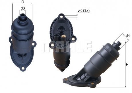 Фільтр MAHLE / KNECHT HX155